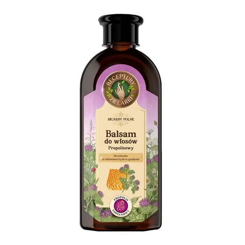 Receptury Zielarki Propolisowy balsam do włosów ze skłonnością do wypadania Propolis łopianowy