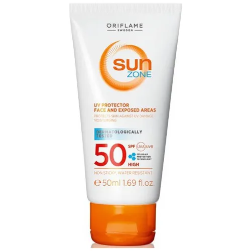Oriflame Sun Zone, UV Protector Face and Exposed Areas SPF 50 High (Krem ochronny do twarzy i ciała)