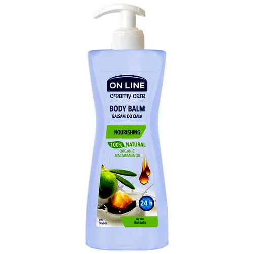 On Line Creamy Care, Organic Macadamia Oil with Olive Oil, Body Balm (Balsam do ciała `Olej makadamia i oliwa z oliwek`)