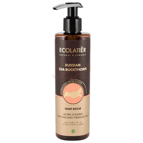 Ecolatier Russian Sea Buckthorn Ultra-Volume Hair Balm (Balsam do włosów `Ultra objętość do włosów cienkich `)