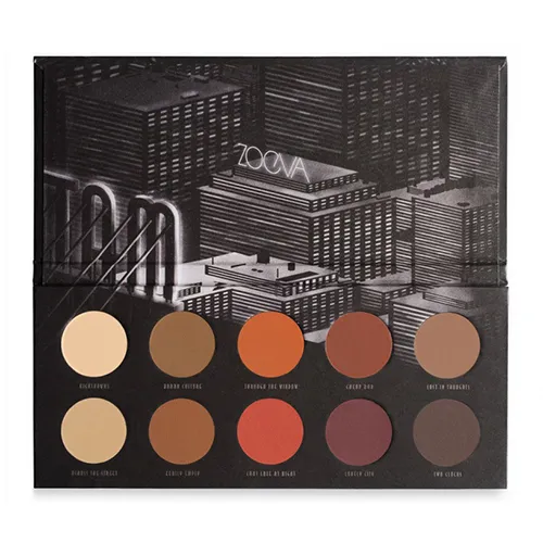 Zoeva Matte Palette, Eyeshadow Palette (Paleta 10 matowych cieni)