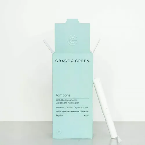 Grace & Green Organic Applicator Tampons (Biodegradowalne tampony z aplikatorem)