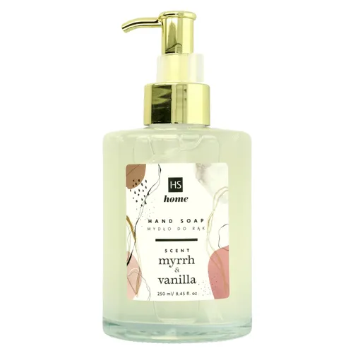 Hiskin Home, Hand Soap Myrrh & Wanilla (Mydło do rąk w płynie `Mirra i wanilia`)