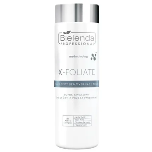 Bielenda Professional X-Foliate, Dark Spot Remover Face Toner (Tonik z kwasami do skóry z przebarwieniami)