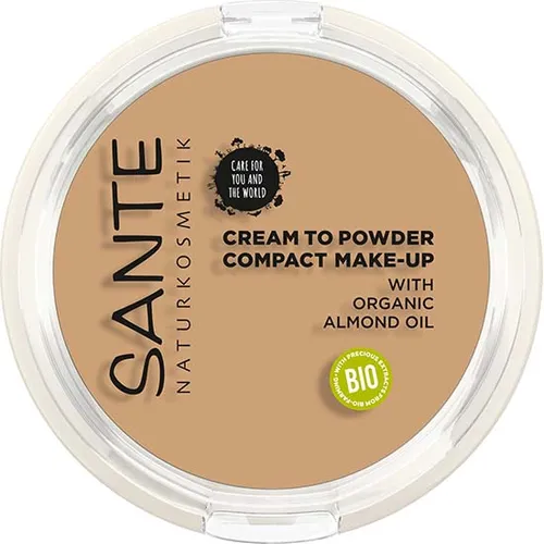 Sante Naturkosmetik Cream to Powder Compact Make-Up (Podkład w kompakcie) - 4