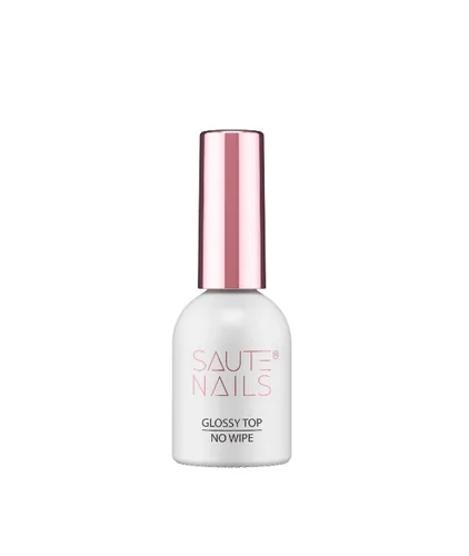 Saute Nails Glossy Top No Wipe (Top hybrydowy)