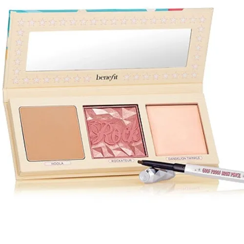 BeneFit Pretty In The USA, Blush, Bronzer & Brows Palette (Paleta do makijażu twarzy)