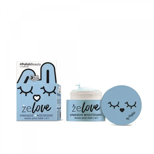 Floslek żeLove, Moisturizing Water Bomb 2 in 1 (Nawilżający żel do pielęgnacji twarzy, szyi i dekoltu z kwasem hialuronowym)