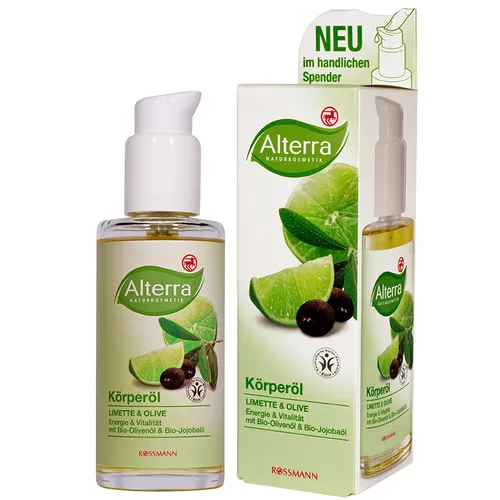 Alterra Korperol Limette & Olive (Olejek do ciała `Limetka i oliwa`)