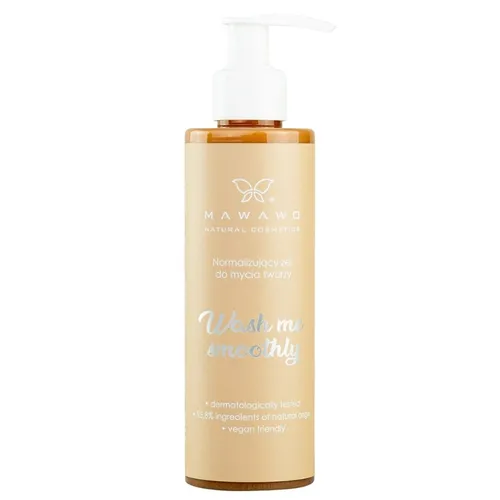 Mawawo Natural Cosmetics Normalizujący żel do mycia twarzy `Wash Me Smoothly`