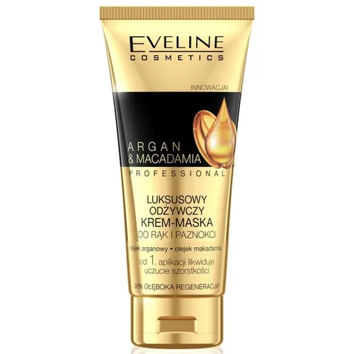 Eveline Cosmetics Professional, Argan & Macadamia, Luksusowy odżywczy krem- maska do rąk i paznokci