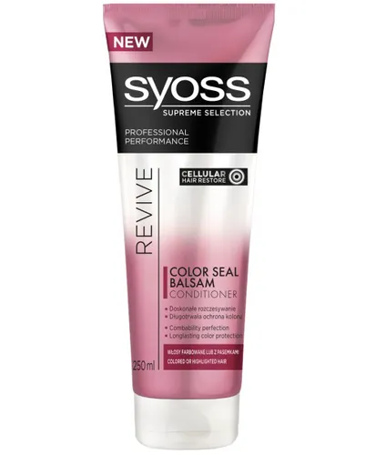 Syoss Supreme Selection, Revive, Color Seal Balsam Conditioner (Balsam do włosów farbowanych lub z pasemkami