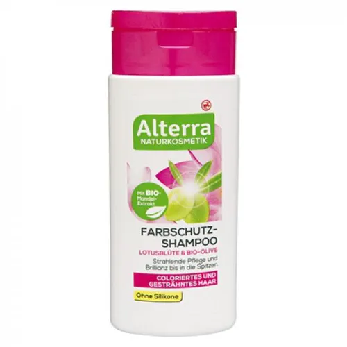 Alterra Olive & Lotusblute, Farbschutz - Shampoo (Szampon ochrona koloru `Oliwki i kwiat lotosu`)
