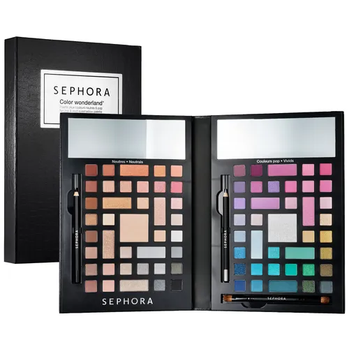 Sephora Color Wonderland, Neutal & Vivid Eyeshadow Palette (Paleta cieni do oczu)