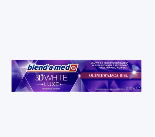 Blend - a - med 3D White Luxe, Pasta do zębów `Olśniewająca biel`