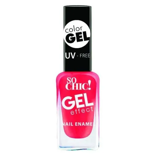 So Chic! Nail Enamel Gel Effect UV Free (Lakier do paznokci)