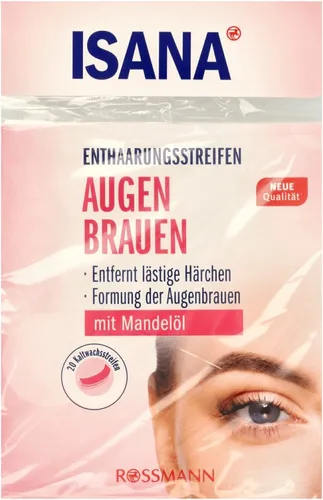 Isana Augenbrauen Enthaarungsstreifen (Plastry do depilacji okolic brwi)