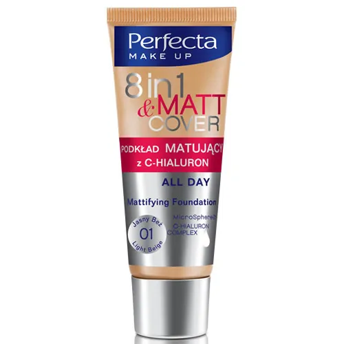 Perfecta 8w1 Matt & Cover (Podkład matujący z C - hialuron)