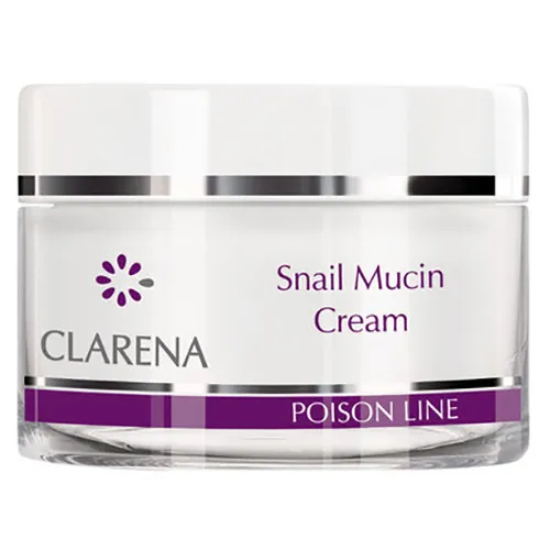 Clarena Poison Line, Snail Mucin Cream (krem regeneracyjny ze śluzem ślimaka)