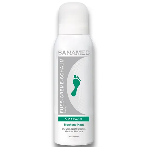 Sanamed Smaragd, Fuss Creme Schaum (Krem w piance do stóp 5% mocznika)