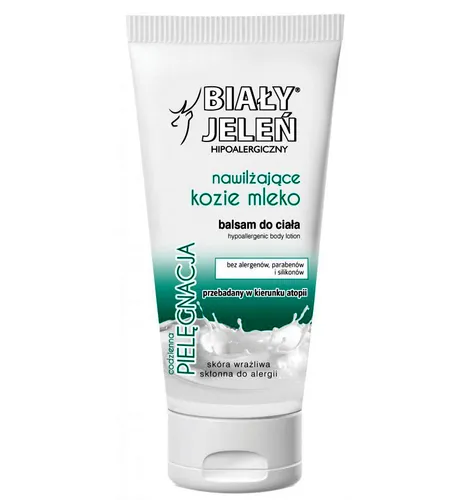 Biały Jeleń Hipoalergiczny balsam do ciała nawilżający `Kozie mleko` - 2