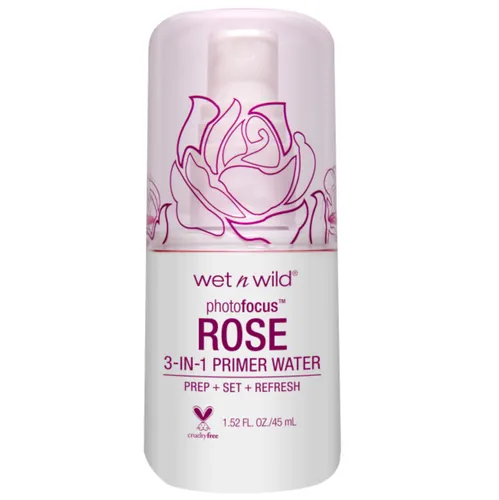 Wet n Wild Photo Focus, Rose 3-in-1 Primer Water (Baza w sprayu różana)