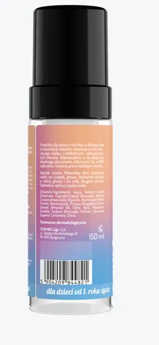 OnlyBio Hair in Balance Kids, Szampon w piance ułatwiający rozczesywanie włosów dla dzieci od 1 roku życia - 3
