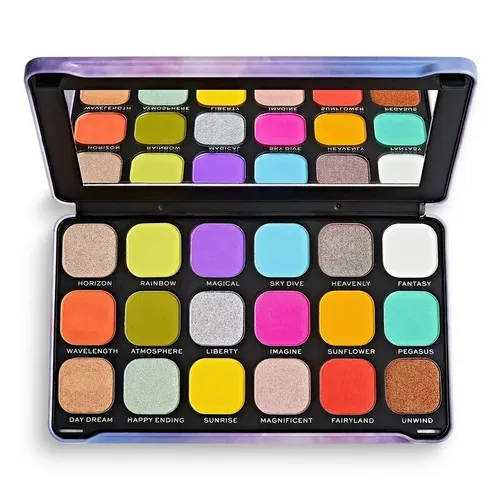 Revolution Beauty (Makeup Revolution) Halloween Rainbow Shadow Palette (Paleta 18 cieni do powiek)