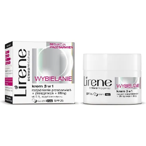 Lirene Dermoprogram Wybielanie, Krem 3 w 1