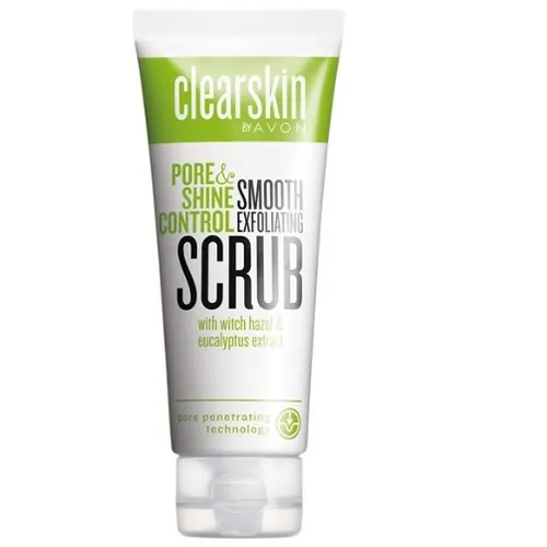 Avon Clearskin, Scrub Pore Shine Control & Smooth (Peeling złuszczający i głęboko oczyszczający pory)