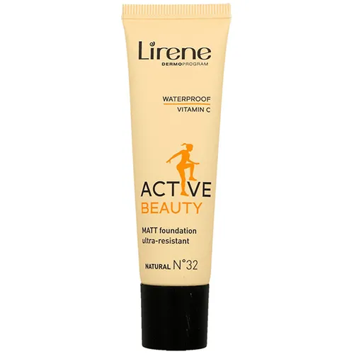 Lirene Dermoprogram Active Beauty, Matt Foundation Ultra-resistant (Długotrwały podkład dla aktywnych)