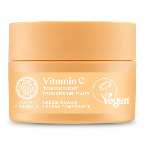 Natura Siberica Oblepikha C-berrica Professional, Vitamin C Toning Light Face Cream-Fluid (Tonizujący krem do twarzy z witaminami C i B5) - 1