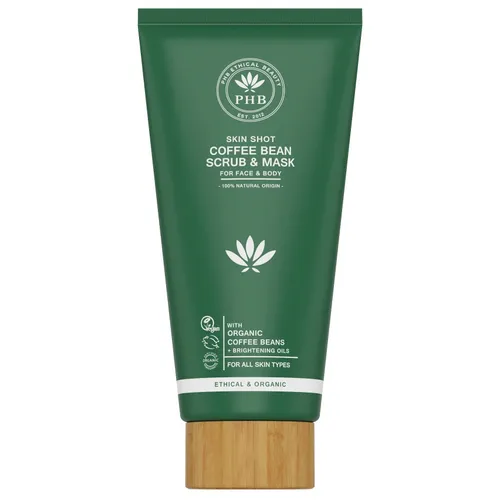 PHB Ethical Beauty Skin Shot Coffee Bean Scrub & Mask (Peeling i maseczka do twarzy z kawą)