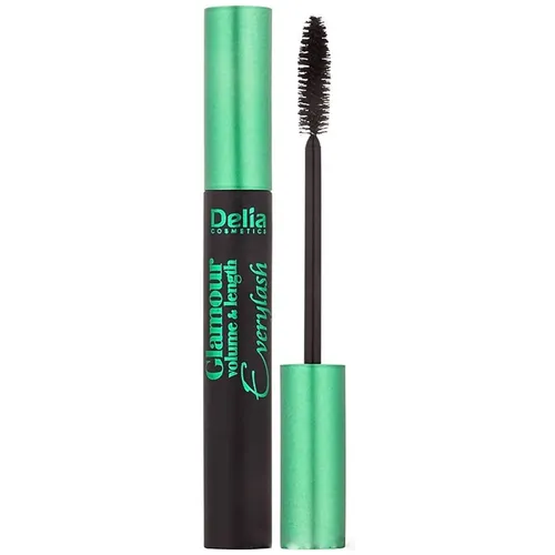 Delia Glamour Everylash Mascara (Pogrubiająco-wydłużający tusz do rzęs)