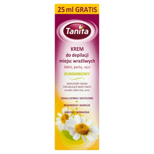Tanita Rumiankowy krem do depilacji miejsc wrażliwych (bikini, pachy, ręce) - 2