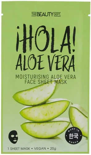 The Beauty Dept. Hola Aloe Vera! Nourishing Aloe Vera Face Sheet Mask (Maseczka do twarzy w płachcie `Nawilżający aloes`)