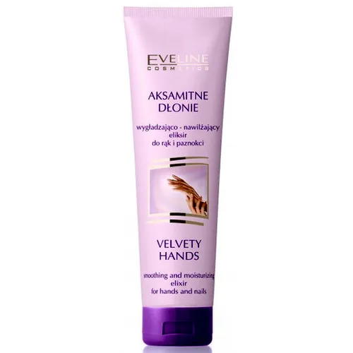 Eveline Cosmetics Aksamitne Dłonie, Wygładzająco - nawilżający eliksir do rąk i paznokci