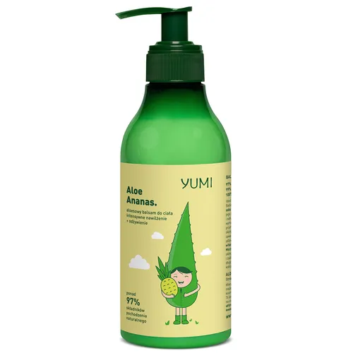 Yumi Nawilżający balsam do ciała `Aloes i ananas`
