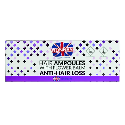 Ronney Professional Hair Ampoules With Flower Balm Anti-Hair Loss (Ampułki do włosów) - 1