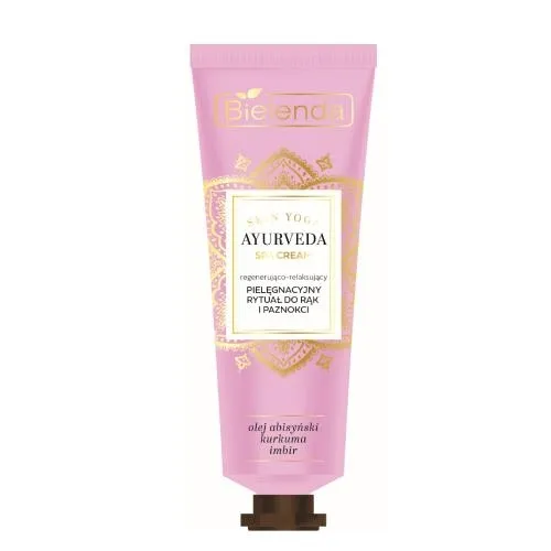 Bielenda Ayurveda Skin Yoga, Regenerująco-relaksujący pielęgnacyjny rytuał do rąk i paznokci