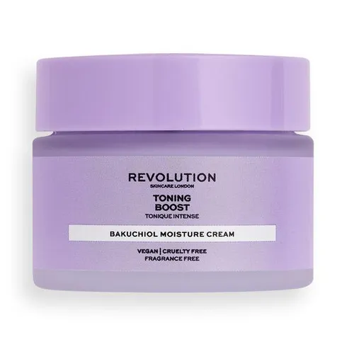 Revolution Skincare Toning Boost Moisture Cream with Bakuchiol (Krem nawilżająco-ujędrniający)
