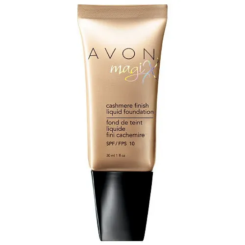 Avon Magix, Cashmere Finish Liquid Foundation SPF10 (Podkład matująco-wygładzający)