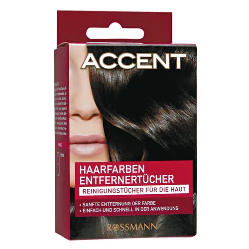 Rossmann Accent, Haarfarben Entfernertucher (Chusteczka do usuwania śladów farby ze skóry)
