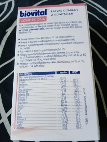 Biovital Complex Ona, Suplement diety - 2