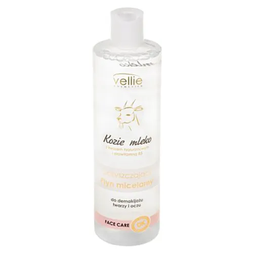 Vellie Cosmetics Kozie Mleko, Płyn micelarny z kwasem hialuronowym i prowitaminą B6