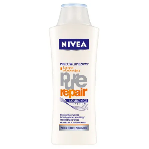 Nivea Pure Repair, Szampon przeciwłupieżowy odbudowujący