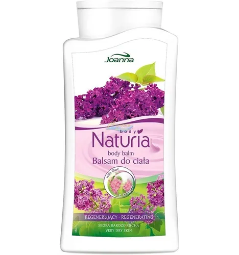 Joanna Naturia Body, Balsam do ciała regenerujący z bzem do skóry bardzo suchej