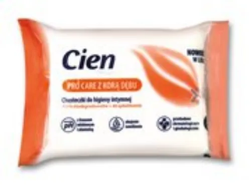 Cien Chusteczki do higieny intymnej z korą debu `Pro Care`
