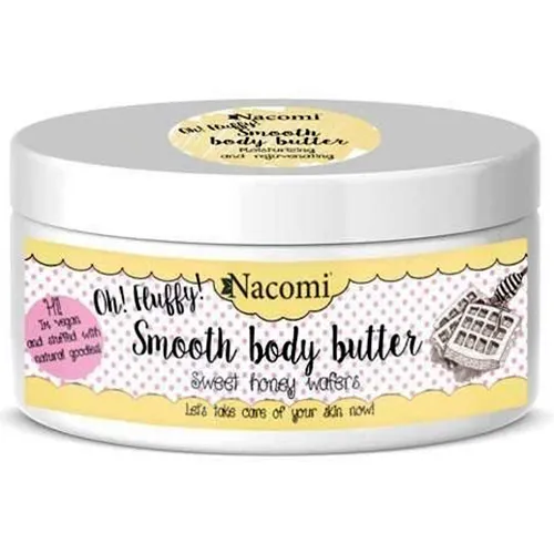 Nacomi Sweet Honey Wafers Smooth Body Butter (Lekkie masło do ciała `Miodowe gofry`)