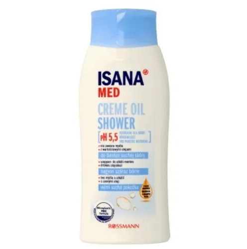 Isana Med, Creme Oil Shower (Kremowy olejek pod prysznic do bardzo suchej skóry)